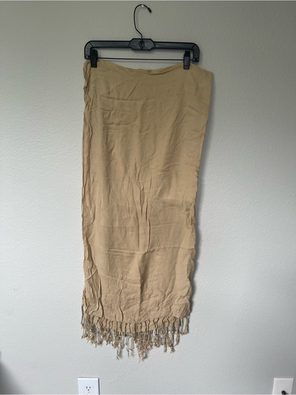 BABA tan scarf  lightweight